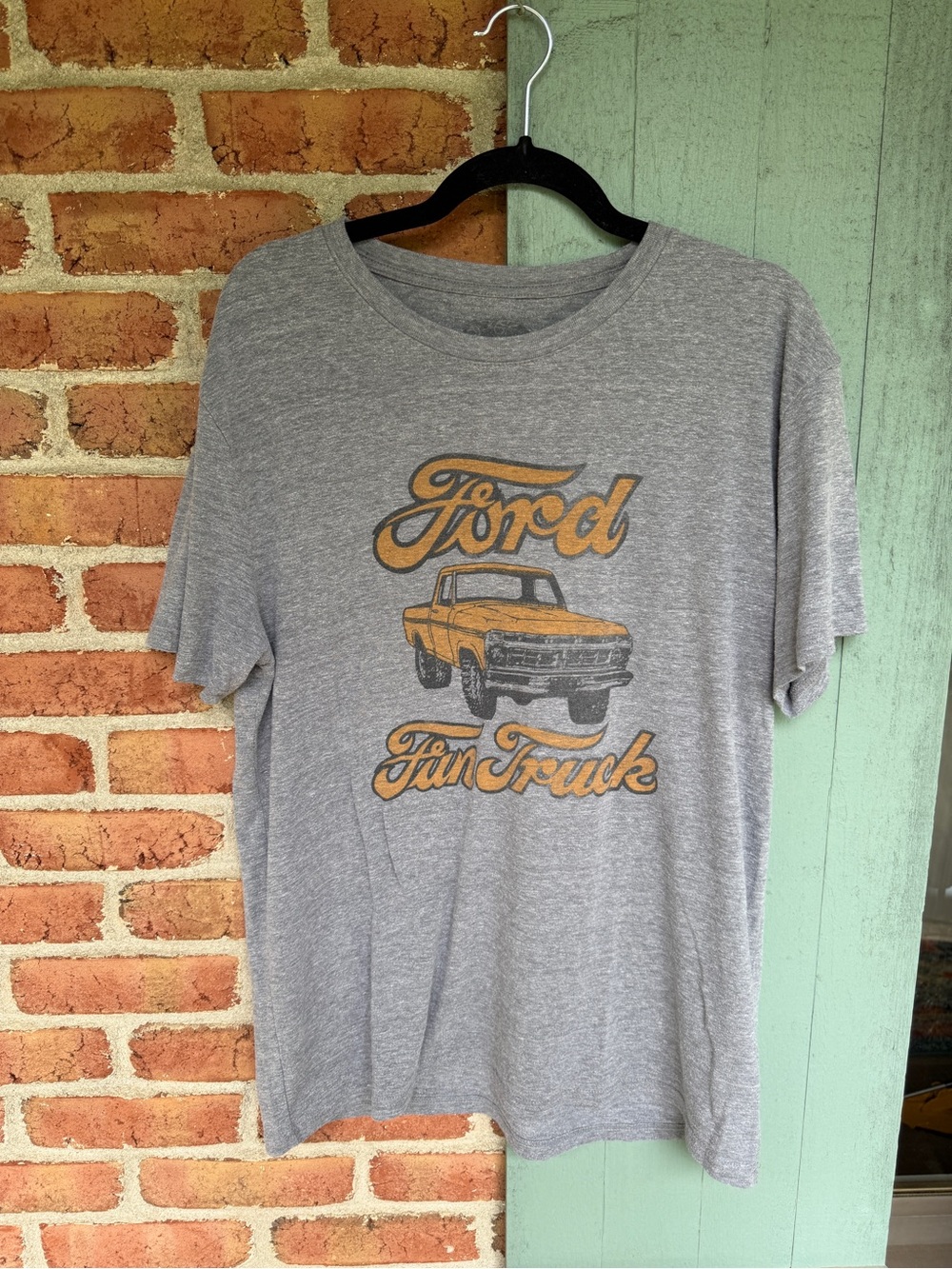 Ford Heather Gray Graphic Tee - Ford Fun Truck - Lucky Brand